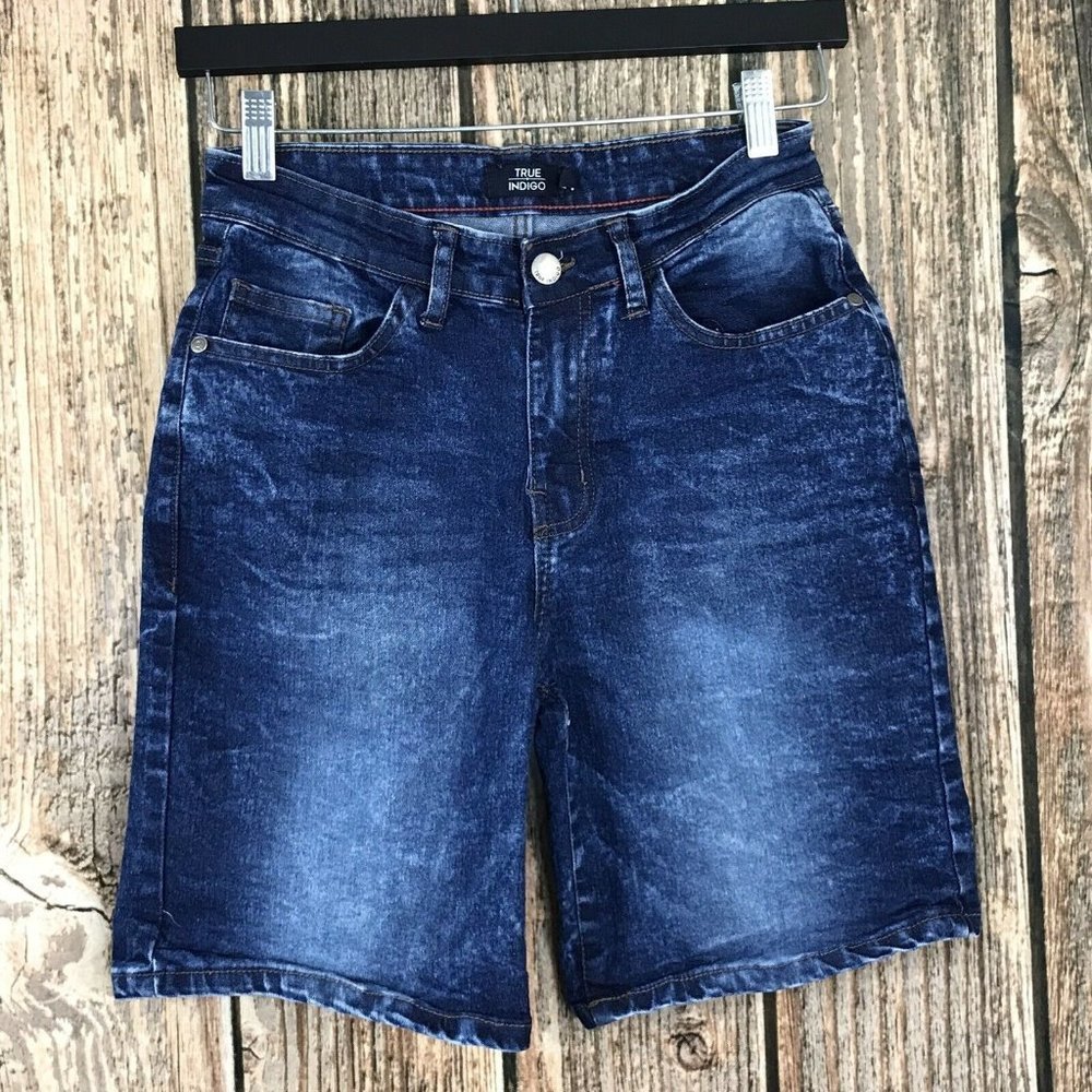 True Indigo Sz 12 Boy's Denim Shorts ~ Blue